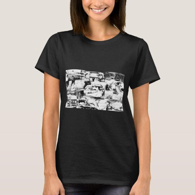 T-shirt Smokey et le Bandit Collage (Devant)