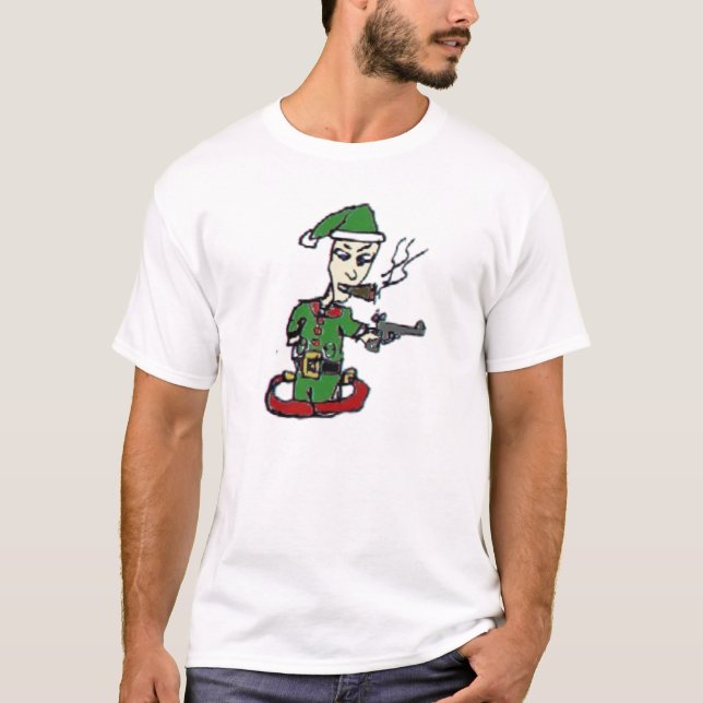 T-shirt Smokin Elf (Devant)