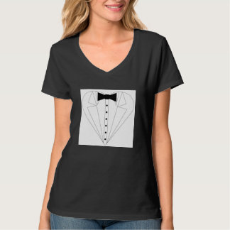 T-shirt smoking de femmes