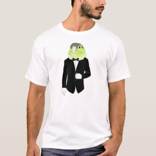 T-shirt Smoking vert de Conure de joue - la chemise des
