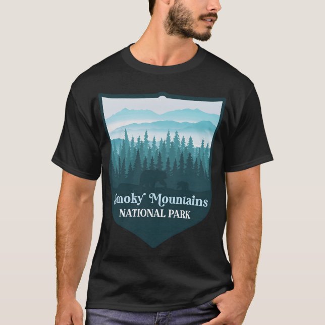 T-shirt Smoky Mountains � Spirit of the Mountains (Devant)
