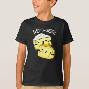 T-shirt Smoo-cheese Funny Cheese Pun Dark BG