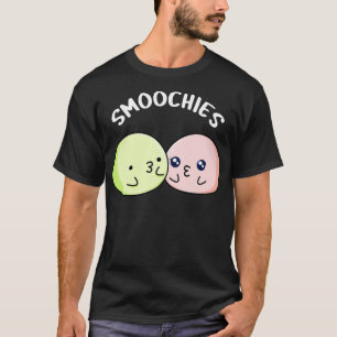 T-shirt Smoochies Drôle Nourriture Baiser Mochi Pun