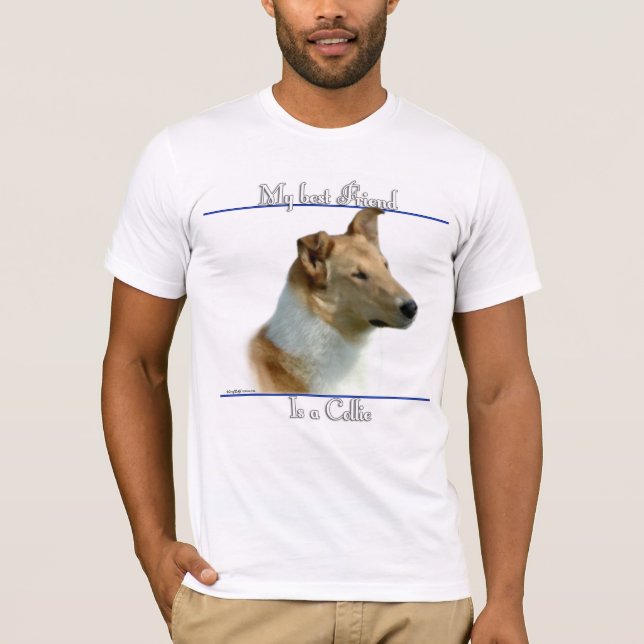 T-shirt Smooth Collie Best Friend 2 (Devant)