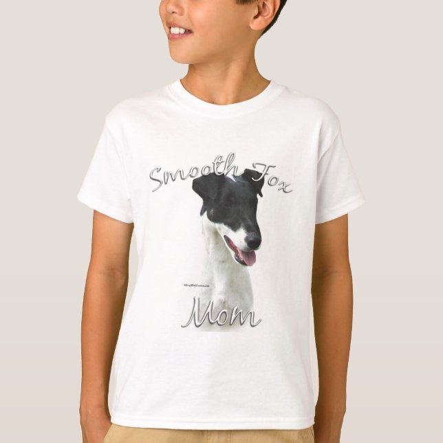 T-shirt Smooth Fox Terrier Maman 2 (Devant)