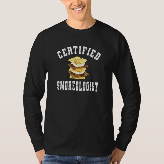 T-shirt Smore Smoreologiste certifié mème (Devant)