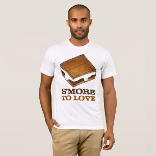 T-shirt S'more To Love Chocolate Campfire Camp S'mores Tee