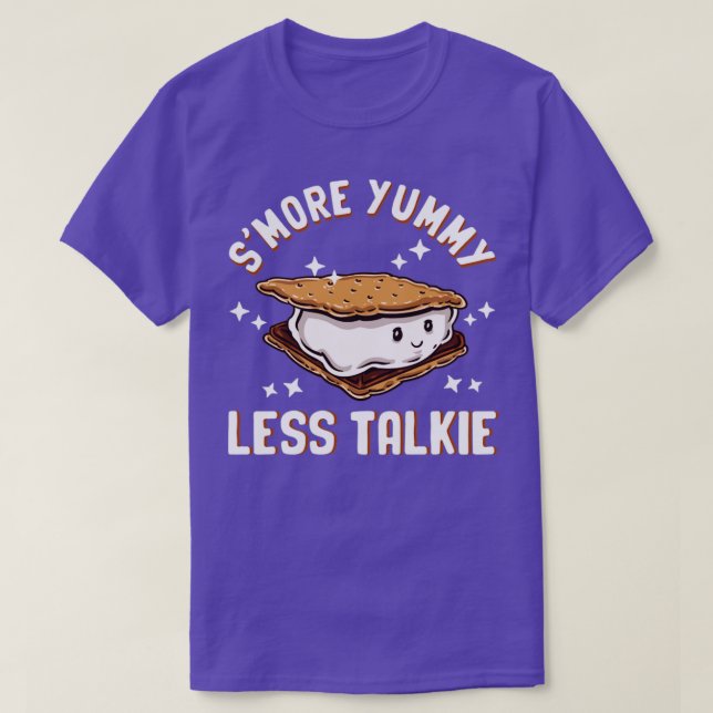 T-shirt Smore Yummy Less Talkie (Design devant)