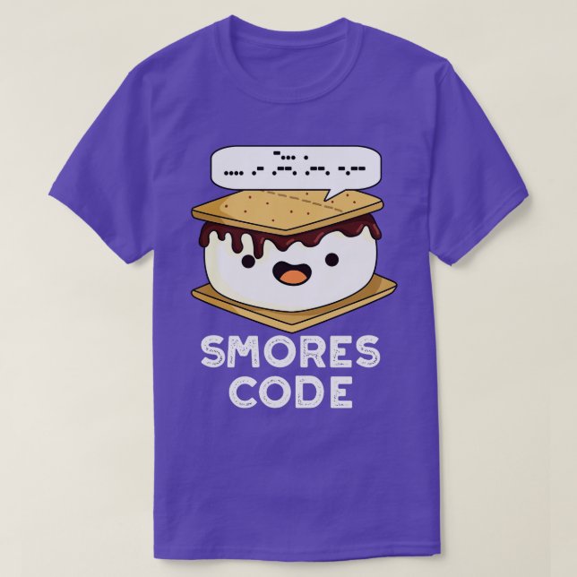 T-shirt Smores Code Funny Food Pun (Design devant)