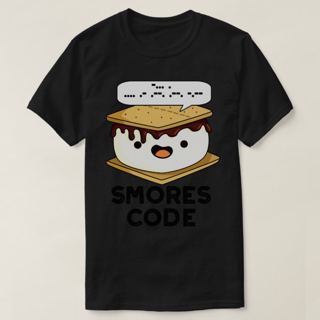 T-shirt Smores Code Funny Food Pun 1 (Design devant)