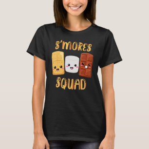 T-shirt S'mores Marshmallows Smores Squad Camping Camping