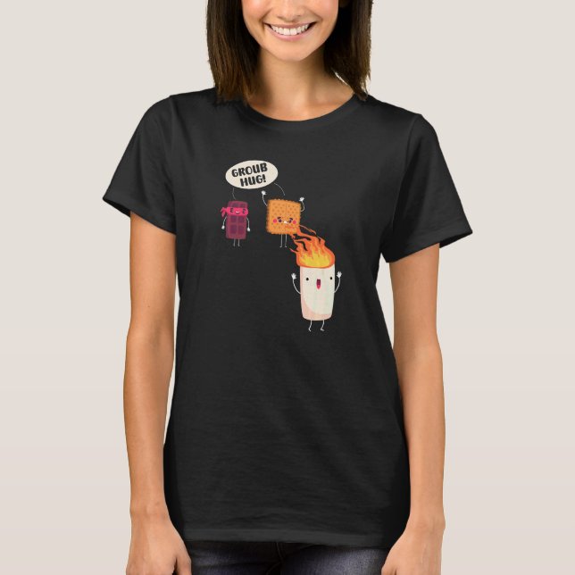T-shirt Smores S'mores Guimauve Camping Rôtissage Feu de c (Devant)