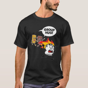 T-shirt Smores S'mores Marshmallow Camping Bonfir Grille