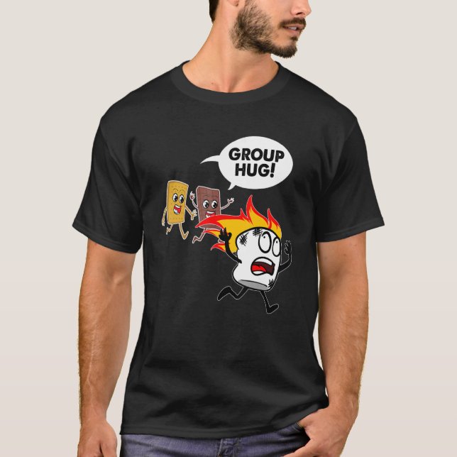 T-shirt Smores S'mores Marshmallow Camping Bonfir Grille (Devant)