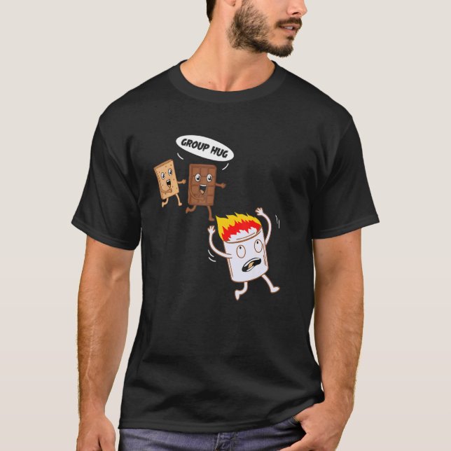 T-shirt Smores S'mores Marshmallow Camping Bonfir Grille (Devant)