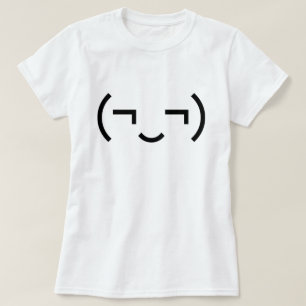 T-shirt Smug Emoticon (‿MD) Kaomoji japonais