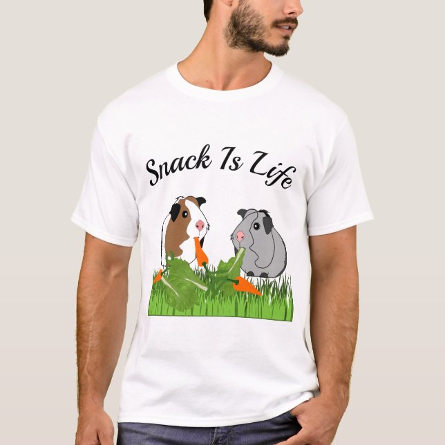 T-shirt Snack, c'est la vie (Devant)