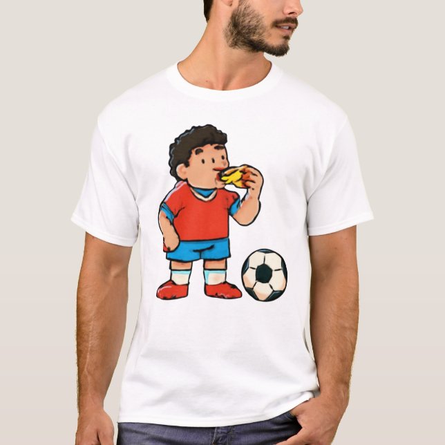 T-shirt Snack de mi-temps - Drôle Pizza de football (Devant)
