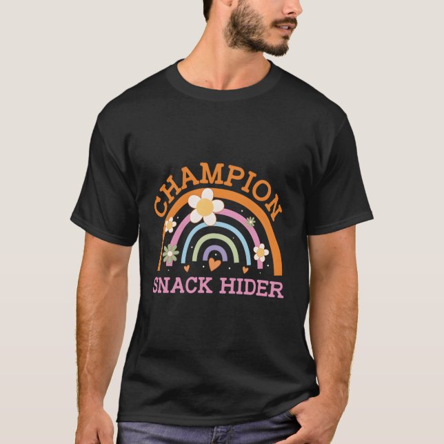 T-shirt Snack Hider Maman Mème Mère Dit Mère (Devant)