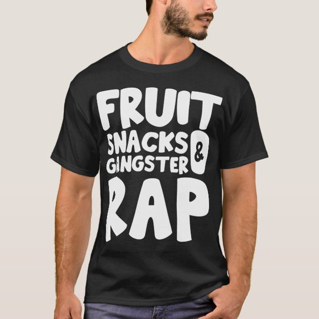 T-shirt Snacks de fruits et rap de mangeur (Devant)