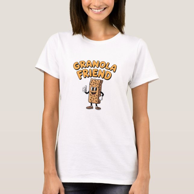 T-shirt Snacks Kawaii : Cute Granola Art (Devant)