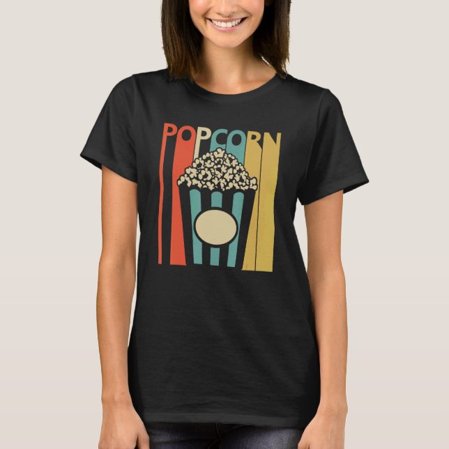 T-shirt Snacks Popcorn (Devant)