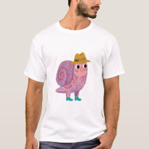 T-shirt Snail Fedora – Chapeau Fedora Moutarde Mig