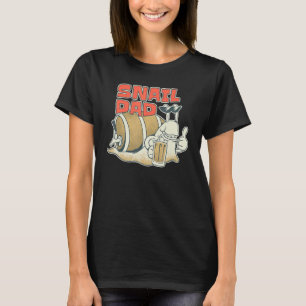 T-shirt Snail Papa Rare Snail Keeper Animal Slug Snail