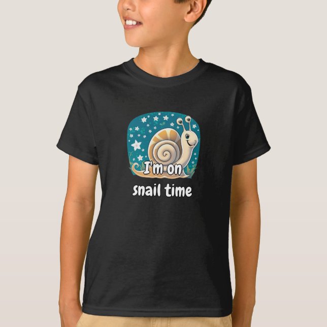 T-shirt Snail Shirt Fun Cool Unique Meilleur Design pour l (Devant)