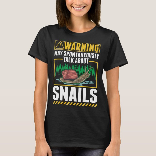 T-shirt Snail Slug Roman Snail (Devant)