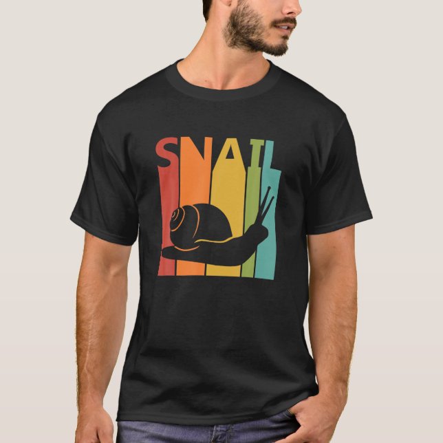 T-shirt Snail , Wild Animal Snail T Christmas Gift (Devant)