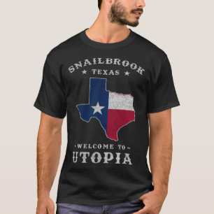 T-shirt Snailbrook Texas City of Utopia le long de la Colo