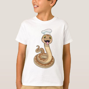 T-shirt Snake as Cook avec Chef casquette