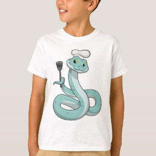 T-shirt Snake as Cook avec Chef casquette
