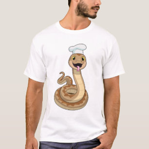 T-shirt Snake as Cook avec Chef casquette