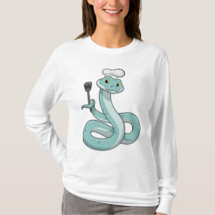 T-shirt Snake as Cook avec Chef casquette