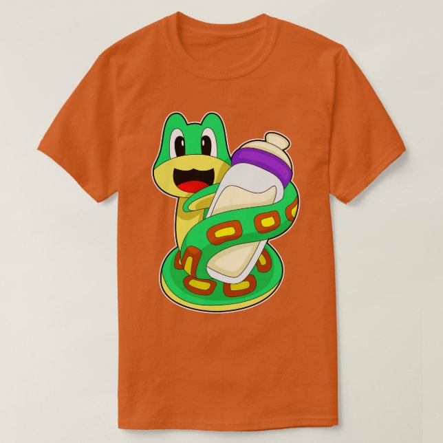 T-shirt Snake Baby bouteille Lait (Design devant)