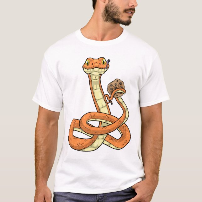 T-shirt Snake Cookie (Devant)