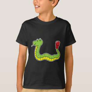 T-shirt Snake fait la boxe