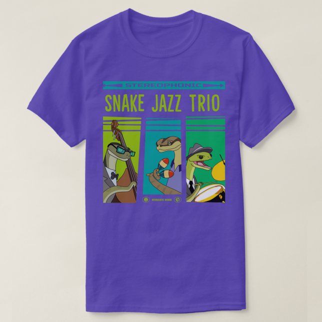 T-shirt Snake Jazz vinyle  (Design devant)