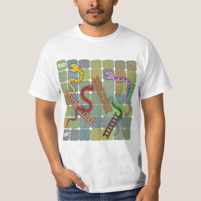 T-shirt Snake & Ladder (Devant)