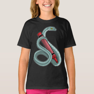 T-shirt Snake Pupil École Crayon