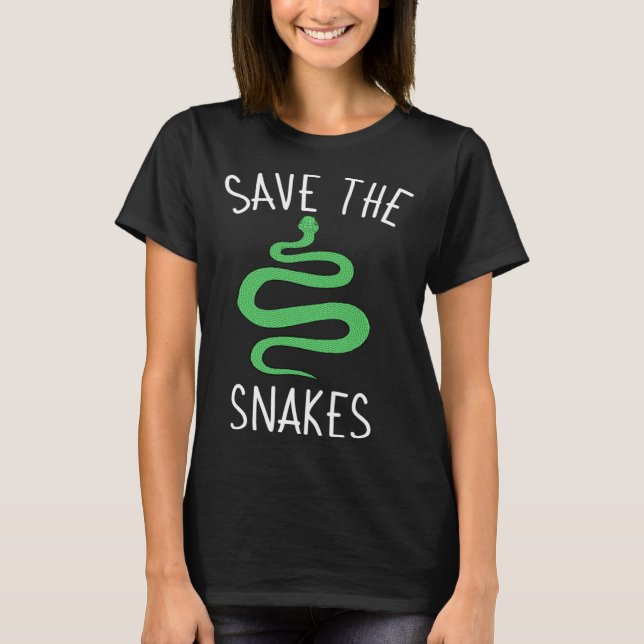 T-shirt Snake Reptile  Herpetologist Ophiologist Ophiology (Devant)