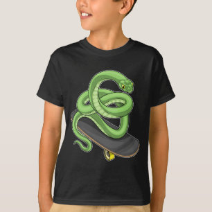 T-shirt Snake Skateboard Sports