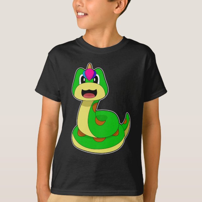 T-shirt Snake Unicorn (Devant)