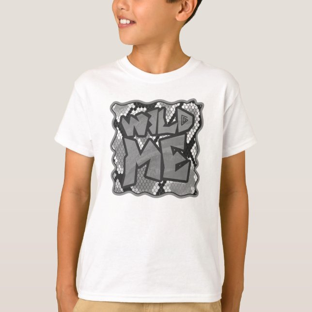 T-shirt Snake Yellow et Gold Print (Devant)