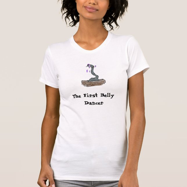 T-shirt snakecharmed, la première danseuse du ventre (Devant)