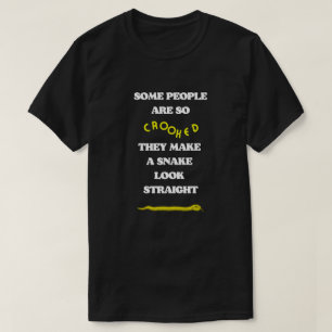 T-shirt SNAKES WALK 2 Hommes Unisexe Serpent Noir Sarcast