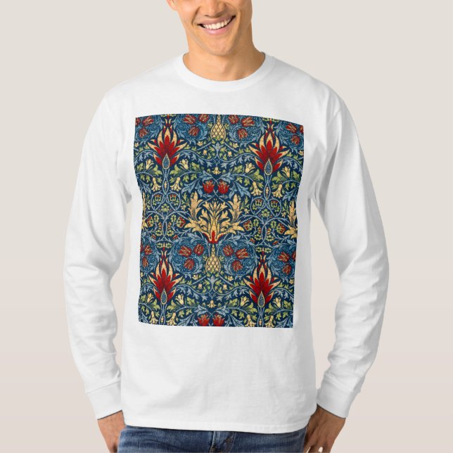 T-shirt Snakeshead, points d'infini par William Morris (Devant)