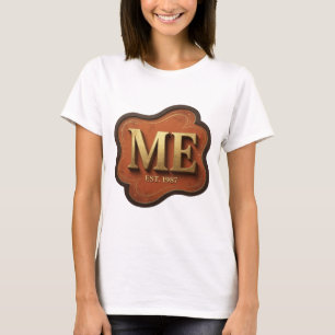 T-shirt Snappy Gold ME EST 1987 conception personnalisée